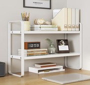 Dwupiętrowa Półka Regał Do Kuchni Łazienki Biura Biały