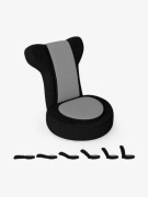 Fotel składany czarno-szary Costway  64x48x53cm HV10703GR