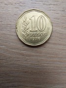 Argentyna 10 pesos 1976 stan III