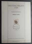 BERLIN (WEST): 1978r. ETB 1 - 6. ERSTTAGSBLATT.
