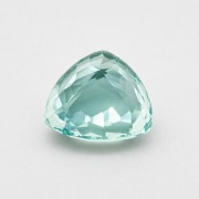Akwamaryn 60,10 ct naturalny z Brazylii kształt Trylion certyfikowany