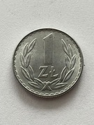 Polska 1 złoty 1976 rok UNC-