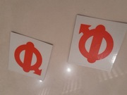 Naklejki odblaskowe Volvo Amazon 144 142 164   244   2szt