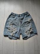 Spodenki szerokie z dziurami xl