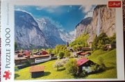 Puzzle 3000 el. Lauterbrunnen, Szwajcaria. TREFL