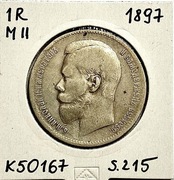 Moneta 1 Rubel 1897 Mikołaj II - K50167