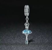 Pandora Charm Moments zawieszka koralik baletnica elf wróżka blue