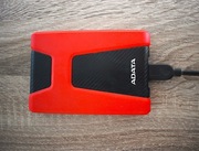 Dysk zewnętrzny HDD ADATA HD650 (1TB; 2.5"; USB 3.2; czerwony)