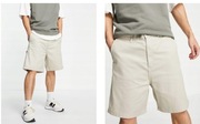 WEEKDAY BEŻOWE SPODENKI JEANS P6T NC7__W30