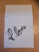 Petros Tsitsipas autograf TENIS