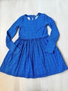 sukienka Joules chabrowa w kropki polka dot 11-12 146-152