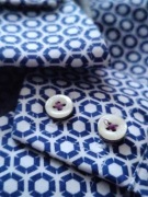 NOWA, wizytowa wzorzysta męska koszula Ted Baker Endurance slim fit