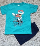 Deskorolka chłopięca piżama kr.rękaw kr.spodnie r.110