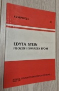 Edyta Stein filozof i świadek epoki