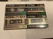 4 kasety TDK Nowe