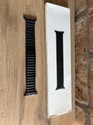 Skórzany pasek do Apple Watch Black Leather Link 44 mm