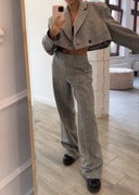 Marynarka Laretaggio unikat krótka Jodełka 70% wełna Love & Rose