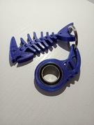 Zestaw keyrambit+flexi rekinek Galaxy Fiolet 