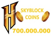 MINECRAFT HYPIXEL COINS 700M 700.000.000 SKYBLOCK COINS MONETY GOLD HYPIXEL
