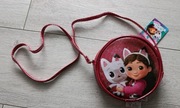 Nowa Czerwona dziewczęca torebeczka Koci Domek Gabi