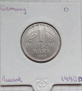 #2616 Niemcy - RFN 1 marka 1990 D UNC