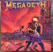 Dave Mustaine Megadeth Peace Sells płyta winyl z autografem i certyfikatem