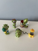 Figurki z Kinder niespodzianki Kosmici Ufoludki 1998