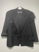 Marynarka Oversize Falbanka Vintage