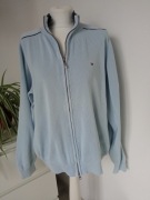 Tommy Hilfiger męski sweter rozpinany niebieski r L
