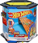 Hot Wheels Rozkładany 5-pasmowy tor wyścigowy zestaw HGK41 + pudełko MATTEL