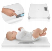 Waga elektroniczna dla niemowląt LIONELO Babybalance White