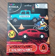 Wydrapywanki i kolorowanki 2 w 1 "KIDEA"