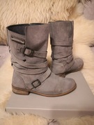 Botki szare Wojas 40