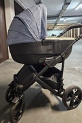 Wózek 2w1 Camarelo Baleo niebieski