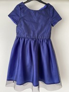 Sukienka granatowa H&M brokatowa 110
