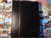 Klaser do znaczków pocztowych A 4 Czarny Czerwony  64 strony