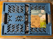 Keeeper, kosz składany, zakupowy do samochodu z miękkimi uchwytami 45l BEN