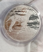 Srebrna moneta Pies Dalmatyńczyk1oz
