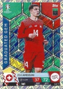 TOPPS MATCH ATTAX EURO 2024 GRADUATED GEM ZEKI AMDOUNI SZWAJCARIA SUI 17