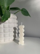 Świeczka sojowa słupek z serduszek