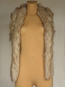 # Rewelacyjna kamizelka futerko 36% wełna 14% alpaka - H&M - 34 - 36 # 