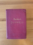 Baedeker Baedekers Schweiz Szwajcaria wyd 23 1907 rok przewodnik Baedeker's