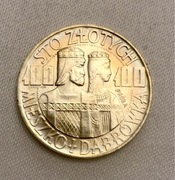 100 Zł 1966 MIESZKO I DĄBRÓWKA PRÓBA SREBRO 