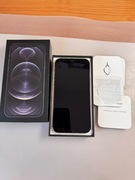 Iphone 12 PRO  Graphite 128 GB Model. A2407 Idealny + Gratis, zestaw