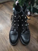 Tamaris botki kozaki jesień zima czarne 39