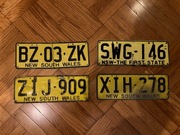 Oryginalne tablice rejestracyjne Australia AUS