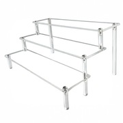 Akrylowy Stojak 3 Poziomy Półka Ekspozycyjna Na Biżuterię Kosmetyki Perfumy