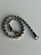 Bransoletka męska stal szlachetna "Kord" – klasyczna, symboliczna