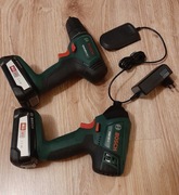 Zestaw elektronarzędzi Bosch 18v z akumulatorami i ładowarką 