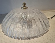 KINKIET PLAFON MURANO GLASS ICE 80s MOSIĄDZ 